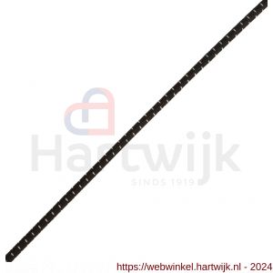 Deltafix elastiek zwart wit 8 mm - H21904209 - afbeelding 1