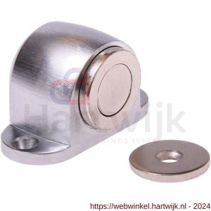 Protect-It deurvastzetter magnetic chroom satin D 31 x H 34 mm - H21903765 - afbeelding 1