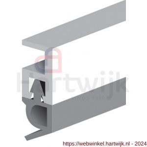 Deltafix tochtprofiel opbouw acrylbestendig wit kunststof 2.40 m x 18x7 mm - H21903870 - afbeelding 1
