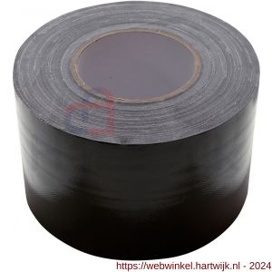 D-Tape ducttape zelfklevend extra kwaliteit permanent zwart 50 m x 100x0.32 mm - H21902830 - afbeelding 1