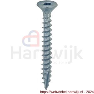 Private-Label spaanplaatschroef platkop Torx met nibs type 17 snijpunt verzinkt 3.0x30 mm doos 200 stuks - H21905167 - afbeelding 1