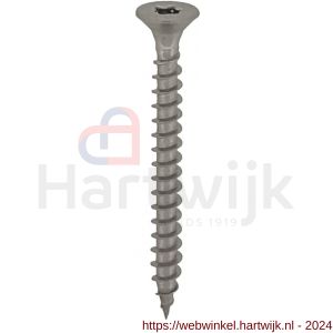 Private-Label spaanplaatschroef platkop-torx RVS A2 4.0x30 mm doos 200 stuks - H21905215 - afbeelding 1