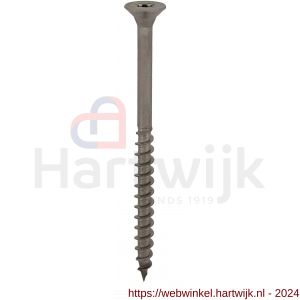 Private-Label spaanplaatschroef platkop-torx RVS A2 5.0x70/42 mm doos 200 stuks - H21905227 - afbeelding 1