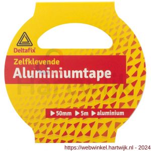 Deltafix aluminiumtape zelfklevend voor reparaties aluminium 5 m x 50 mm - H21902718 - afbeelding 1