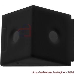 Deltafix kastverbinder mini zwart smal doos 100 stuks - H21904139 - afbeelding 1