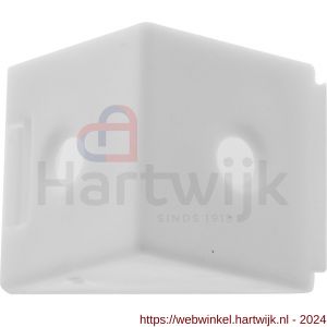 Deltafix kastverbinder mini wit smal 2 cm 2 gat doos 100 stuks - H21904141 - afbeelding 1