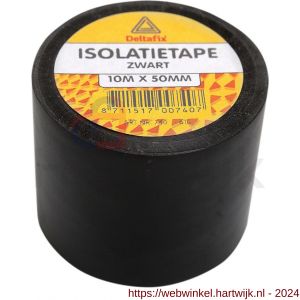 Deltafix isolatieband zelfklevend met barcode zwart 10 m x 50x0.13 mm - H21902723 - afbeelding 1
