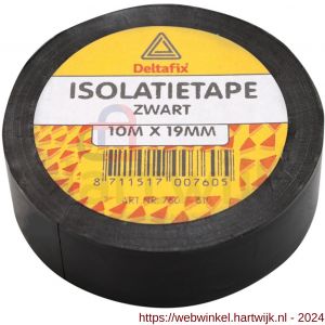 Deltafix isolatieband zelfklevend met barcode geel 10 m x 19x0.13 mm - H21902748 - afbeelding 1