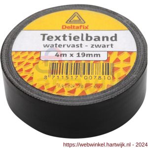 Deltafix ducttape zelfklevend textielband HQ+ wit 4 m x 19 mm - H21902814 - afbeelding 1