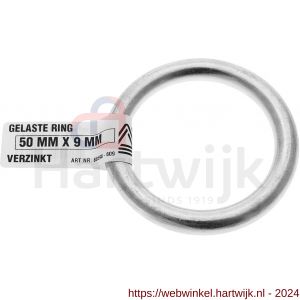 Deltafix gelaste ring verzinkt 40x5 mm - H21903087 - afbeelding 1