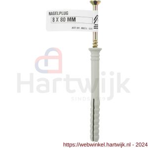 Deltafix nagelplug standaard grijs 5x40 mm - H21901120 - afbeelding 1