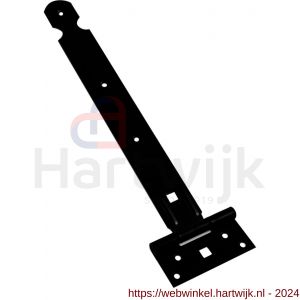 Deltafix kruisheng licht zwart 40 cm x 36/2 mm - H21903716 - afbeelding 1