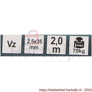 QlinQ victorketting 2.5 mm verzinkt K27 2 m - H40850378 - afbeelding 2