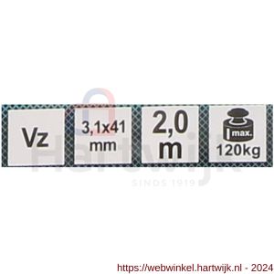 QlinQ victorketting 2.7 mm verzinkt K32 2 m - H40850379 - afbeelding 2