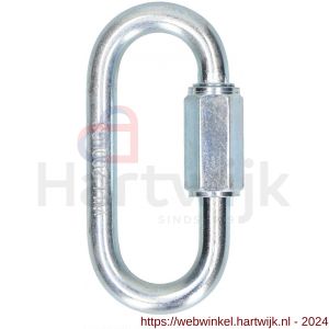 QlinQ noodschakel schroefbaar 6 mm verzinkt - H40850354 - afbeelding 1