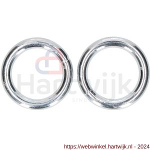 QlinQ ring 9 mm verzinkt set 2 stuks - H40850227 - afbeelding 1