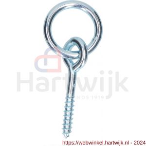 QlinQ putring houtdraad met ring verzinkt - H40850223 - afbeelding 3