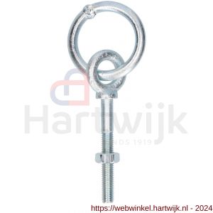 QlinQ putring metrisch met ring verzinkt - H40850224 - afbeelding 2