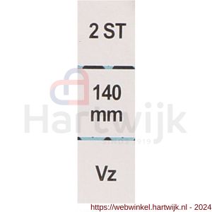 QlinQ vleeshaak 5.2x140 mm verzinkt set 2 stuks - H40850199 - afbeelding 2