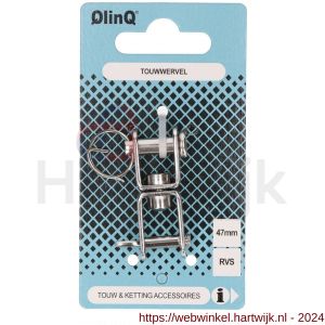 QlinQ touwwervel 47 mm RVS - H40850243 - afbeelding 1