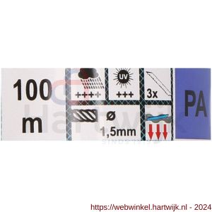 QlinQ multikoord PA 1.3 mm gedraaid wit 100 m rol - H40850150 - afbeelding 2