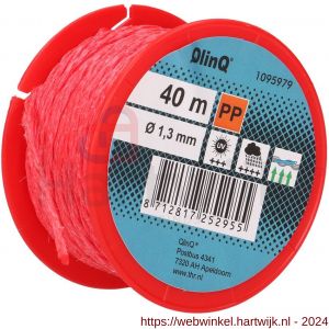 QlinQ multikoord PP 1.3 mm gedraaid rood of wit 40 m rol - H40850140 - afbeelding 3