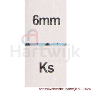 QlinQ spinbandhaak 6 mm kunststof zwart - H40850997 - afbeelding 2