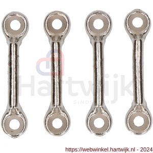 QlinQ broekkram 25 mm vernikkeld set 4 stuks - H40851065 - afbeelding 3