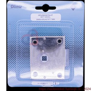 QlinQ oplegkastslot 30 mm stift 7 mm mat nikkel - H40850563 - afbeelding 1