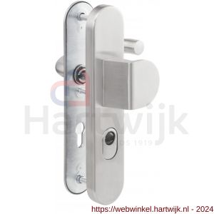 Maasland E-D1102-RGK veiligheids deurbeslag greep-kruk PC 72 RVS SKG*** - H11300775 - afbeelding 1