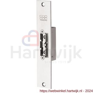 Maasland SI23U elektrische deuropener arbeidsstroom korte brede sluitplaat 10-24 V AC/DC impulsontgrendeling - H11300111 - afbeelding 1