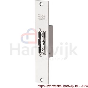 Maasland SPI23U elektrische deuropener arbeidsstroom korte brede sluitplaat 10-24 V AC/DC vrijzetpal impulsontgrendeling - H11300113 - afbeelding 1