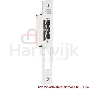 Maasland ST52UR elektrische deuropener arbeidsstroom lange Nemef sluitplaat hoekig 10-24 V AC/DC dagschootsignalering schootgeleider DIN - H11300225 - afbeelding 1