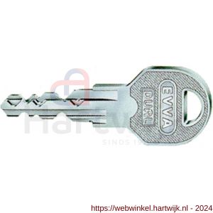 Evva nieuw zilver sleutel geleverd als nalevering zonder cilinder - H22102723 - afbeelding 1