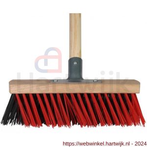 Talen Tools X-bezem buiten 30 cm rood-zwart los - H20500429 - afbeelding 1