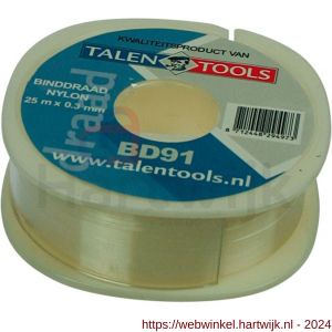 Talen Tools nylon binddraad 25 m x 3 mm - H20500660 - afbeelding 1
