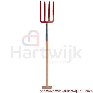 Talen Tools spitvork budget rood 85 cm - H20501412 - afbeelding 1
