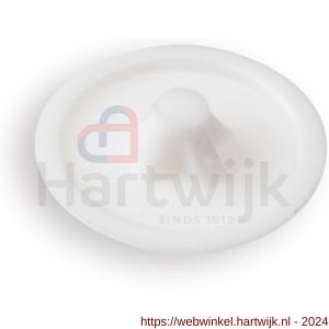 Homefix afdekkapje kunststof voor schroef Pozidriv PZ 2 13 mm wit - H51400011 - afbeelding 1