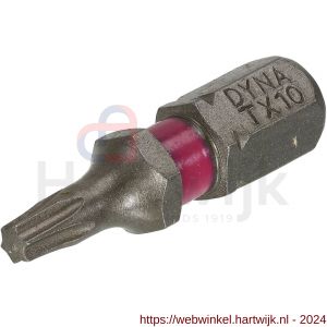 Dynaplus schroefbit 25 mm Torx TX 10 roze - H51407075 - afbeelding 1