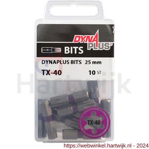 Dynaplus schroefbit 25 mm Torx TX 40 paars - H51407080 - afbeelding 2