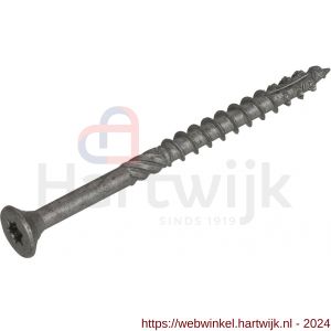 Dynaplus constructieschroef staal AR-coating C4 platkop PK met snijpunt Torx TX 30 6.0x200/80 mm - H51406514 - afbeelding 1