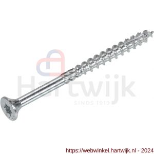 Dynaplus constructieschroef staal verzinkt platkop PK met snijpunt Torx TX 30 6.0x140/70 mm - H51406081 - afbeelding 1