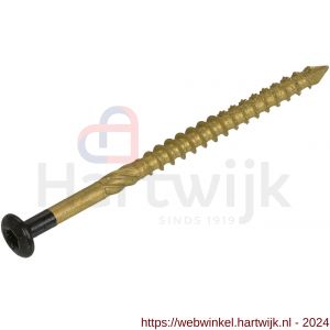 Dynaplus gevelschroef AR-coating C4 bronze cilinderkop CK zwarte kop Torx TX 15 4.0x40/22 mm - H51403303 - afbeelding 1