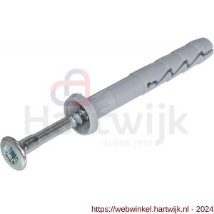 Rawl nagelplug met cilindrische kraag 5x35 mm - H51402459 - afbeelding 1