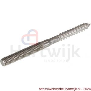 Hoenderdaal stokeind RVS A2 M8x50 mm - H51406973 - afbeelding 1