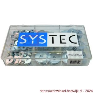 Systec assortimentsdoos 9-vaks carrosseriering staal verzinkt - H51400065 - afbeelding 1