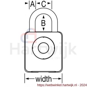 De Raat Security hangslot bluetooth Master Lock Select Access Bluetooth 4401 EURD - H51260001 - afbeelding 2