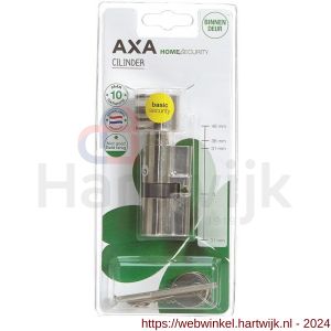 AXA knopcilinder K31-31 mm vernikkeld blister - H21600001 - afbeelding 1