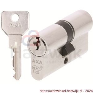 AXA dubbele veiligheidscilinder Security 30-30 mm vernikkeld SKG** - H21600072 - afbeelding 1