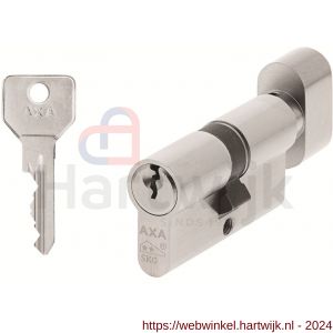 AXA knop veiligheidscilinder Security K30-30 mm vernikkeld SKG** - H21600010 - afbeelding 1